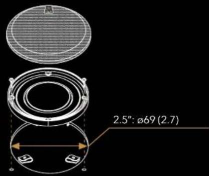 2.5": Ø69 (2.7)