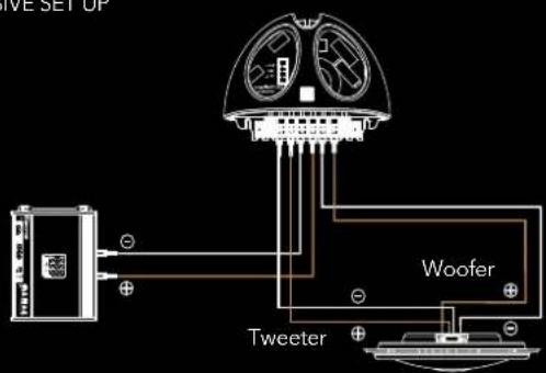 WWE SET OF Tweeter Woofer