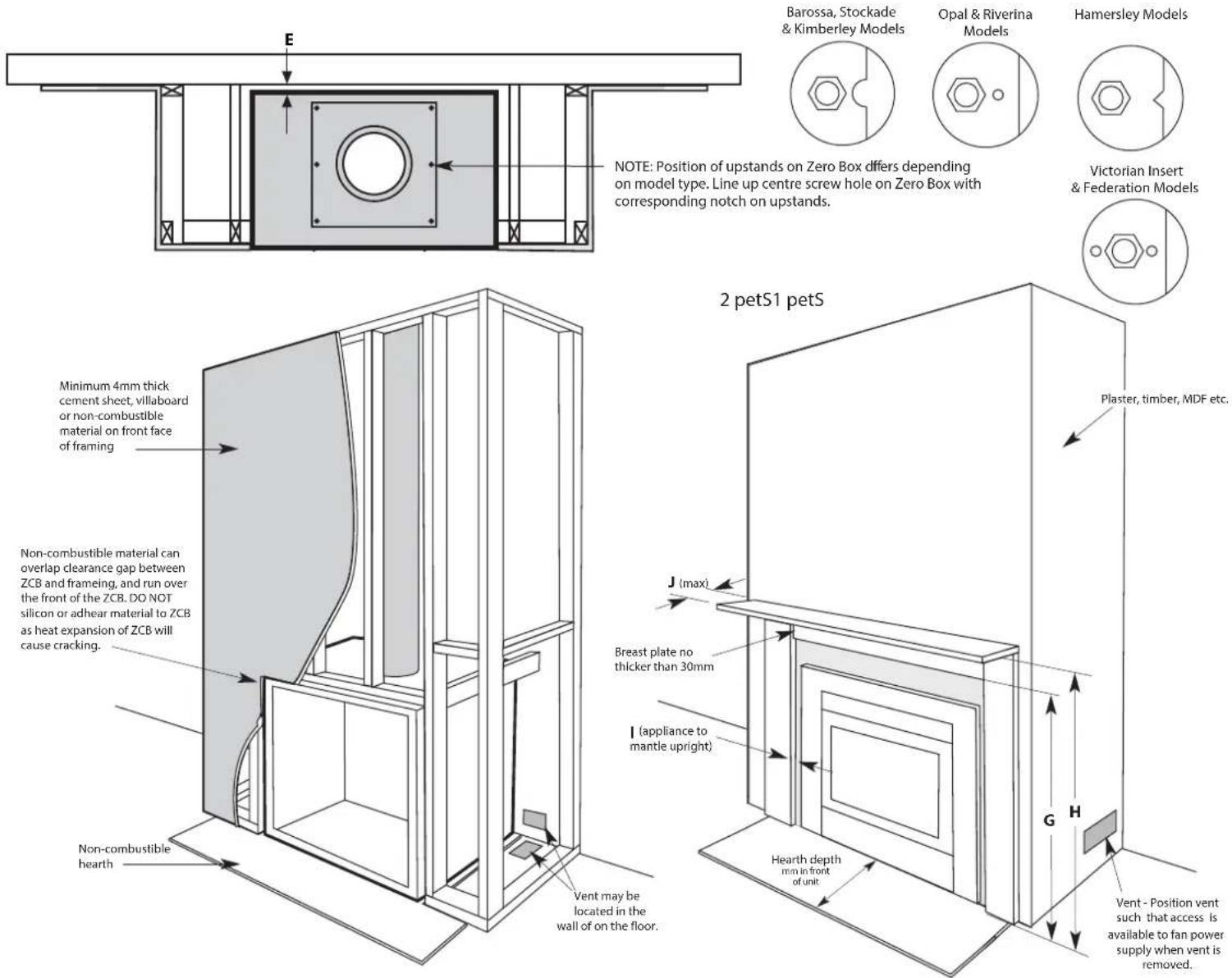 Jindara Kimberley Mk2 - Compact Zero Clearance Cabinet Installation - 1