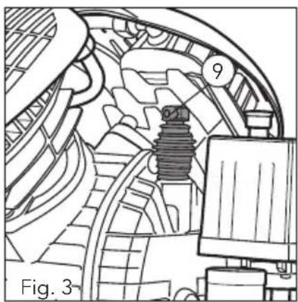 Full Boar FBACVT-5030U - Replacing the air breather (9) (Fig. 3): - 1