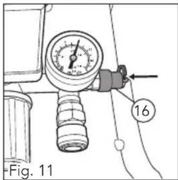 Full Boar FBACVT-5030U - Checking the safety relief valve (16) - 3