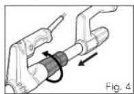 Full Boar FBDWS-6100U - Fitting the rear extension handle - 2