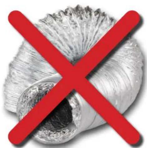SIRIUS SL906DL850 - A reduction in the duct diameter from stated ducting size will void warranty. - 1