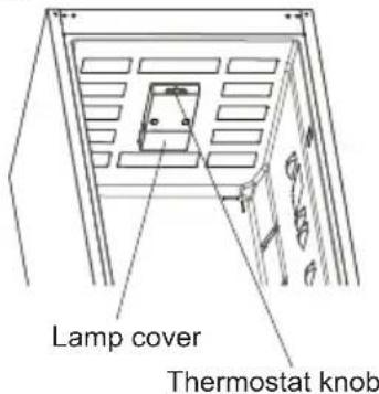 Lamp cover Thermostat knob