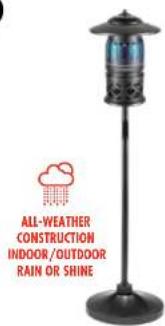 ALL-WEATHER CONSTRUCTION INDOOR/OUTDOOR RAIN OR SHINE