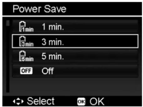 HP s500 - Setting Power Save - 1