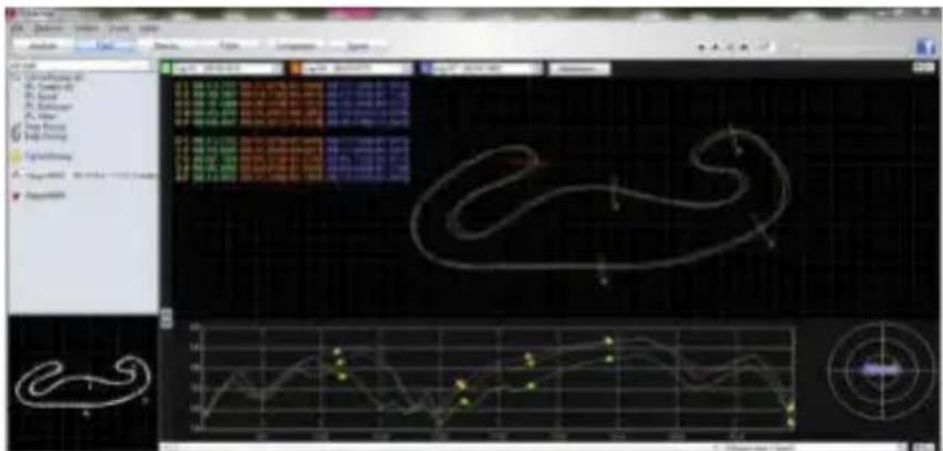Qstarz LT-Q6000 - K-4. Track-Map view - 1