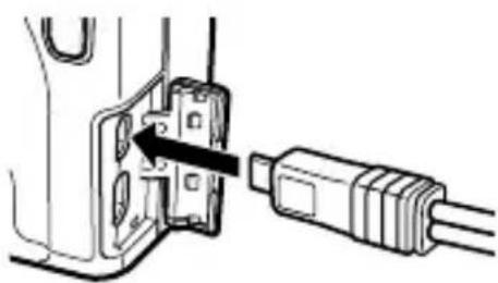 RICOH GR Limited Edition - Open the terminal cover, and connect the USB cable to the USB/AV OUT terminal. - 1