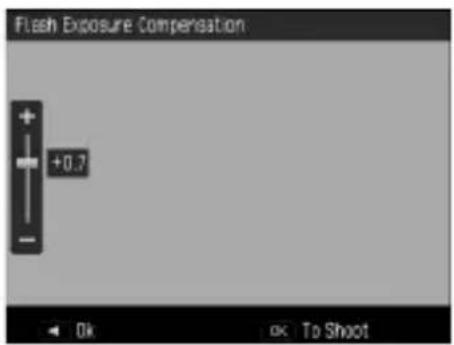 Flash Exposure Compensation +0.7 Ok To Shoot
