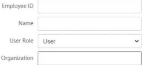 Employee ID Name User Role User Organization
