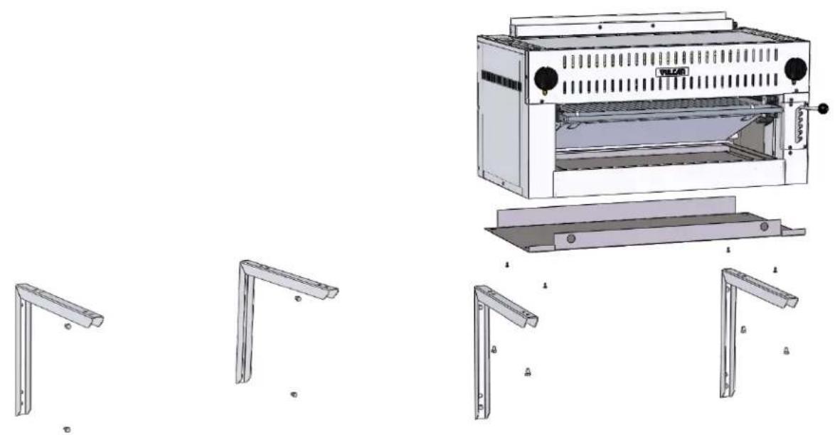 Vulcan 36IRB - Salamander Broiler Mounted on a Wall (Fig. 4). - 2
