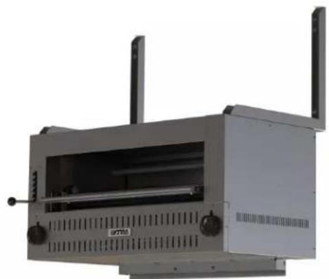 Vulcan 36RB - Salamande a radiant et infrarouge illustree sur l'accessoire RSHELF - 2