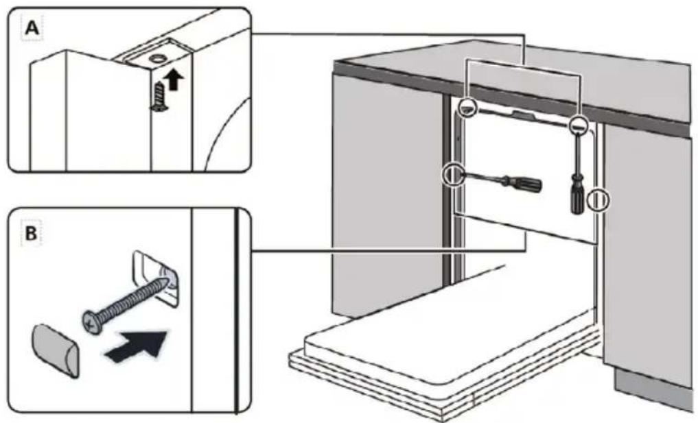 Vivax DWB-601473B - Hapi 4. Hapat për instalimin e Enëlarëses - 2
