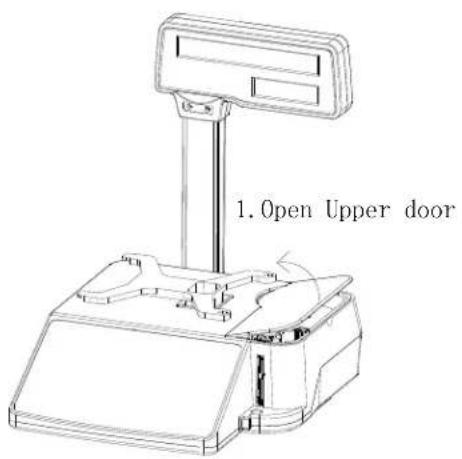 1. Open Upper door
