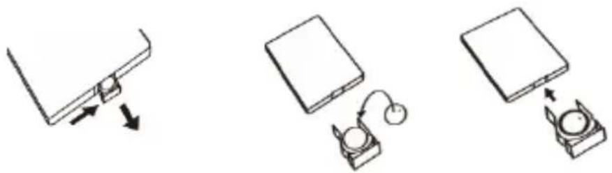 AKAI ACP-400 - CHANGE THE BATTERY - 1