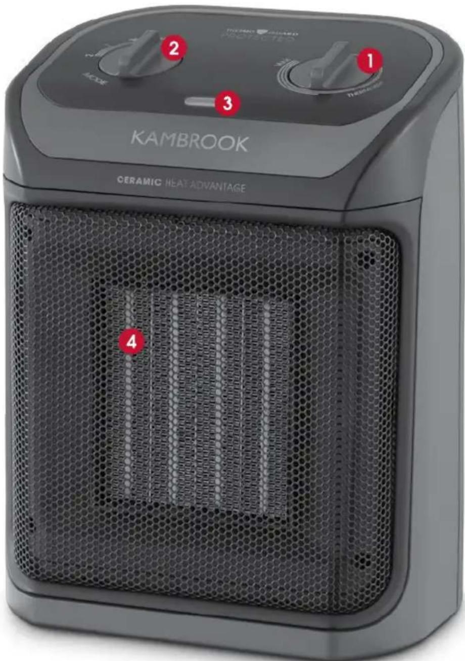 KAMBROOK CERAMIC HEAT ADVANTAGE