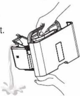 PANASONIC F-YWP33N - Handling of full water tank - 4