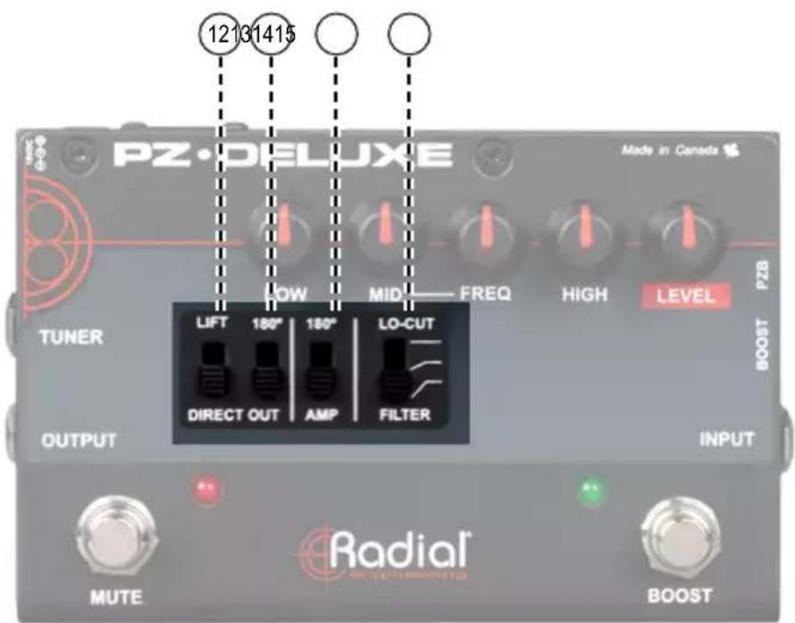 Radial Engineering PZ-Deluxe - FEATURE SET - 1