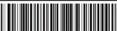Black and white barcode image with vertical lines and patterns