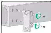 Hikvision DS-3E3728F-H - Mounting the switch in a rack - 3