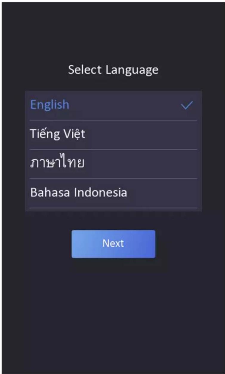 Select Language English Tiếng Việt ภาษาไทย Bahasa Indonesia Next