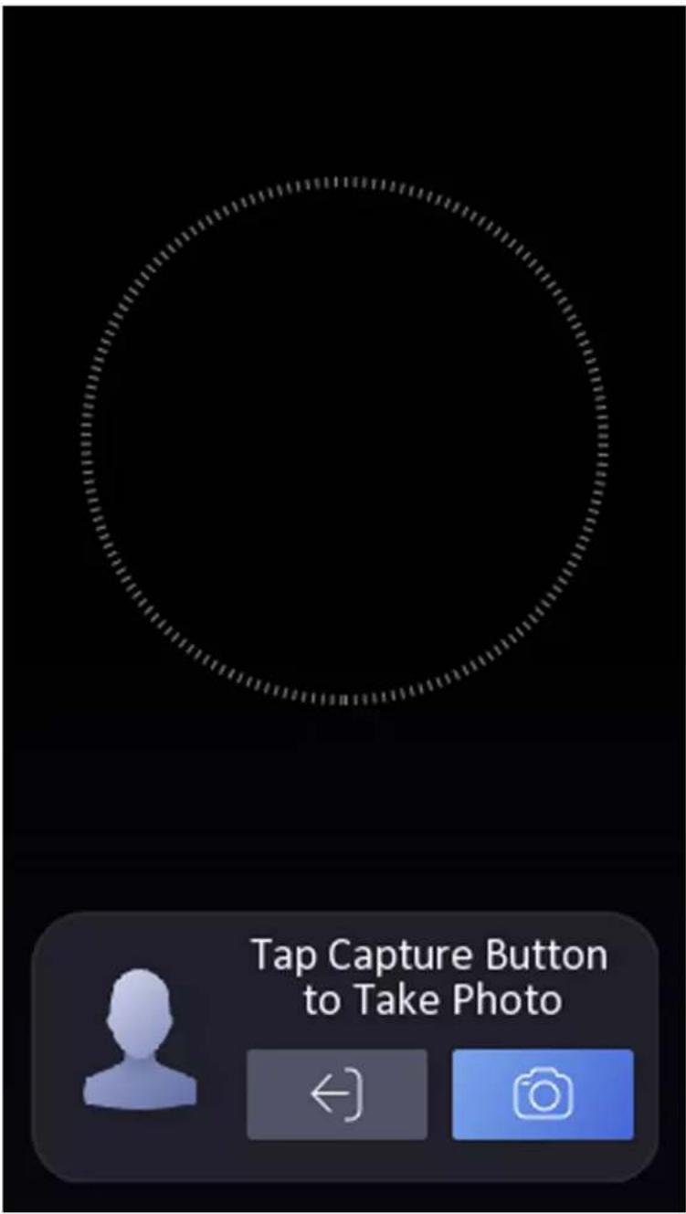 Tap Capture Button to Take Photo