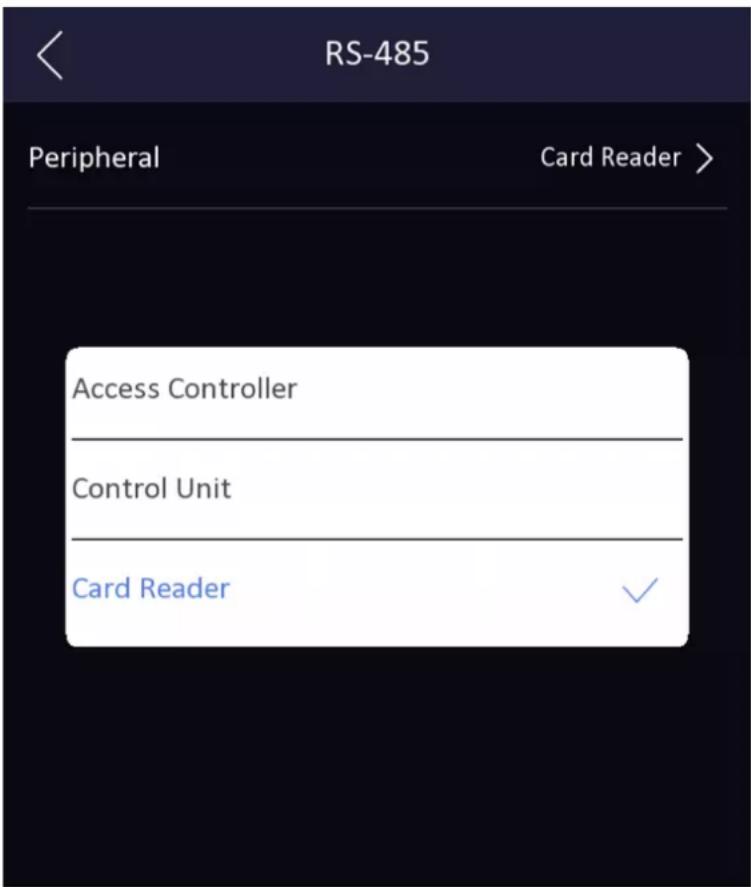 RS-485 Peripheral Card Reader > Access Controller Control Unit Card Reader ✓
