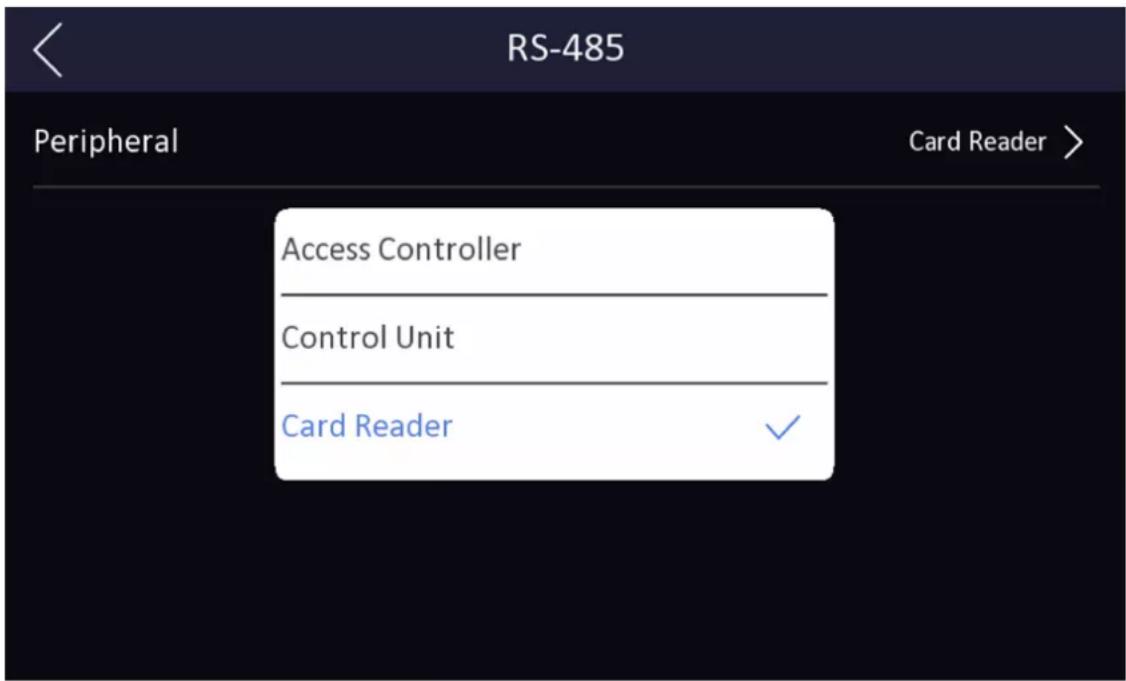 RS-485 Peripheral Card Reader > Access Controller Control Unit Card Reader ✓