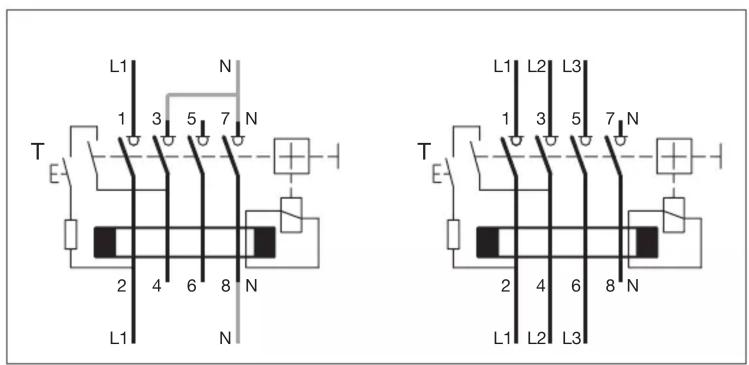 L1 N 1 3 5 7 N T E 2 4 6 8 N L1 N L1 L2 L3 1 3 5 7 N T E 2 4 6 8 N L1 L2 L3