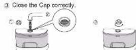 PANASONIC NI-GSE040 - HOW TO ASSEMBLE HOW TO FILL WATER - 4