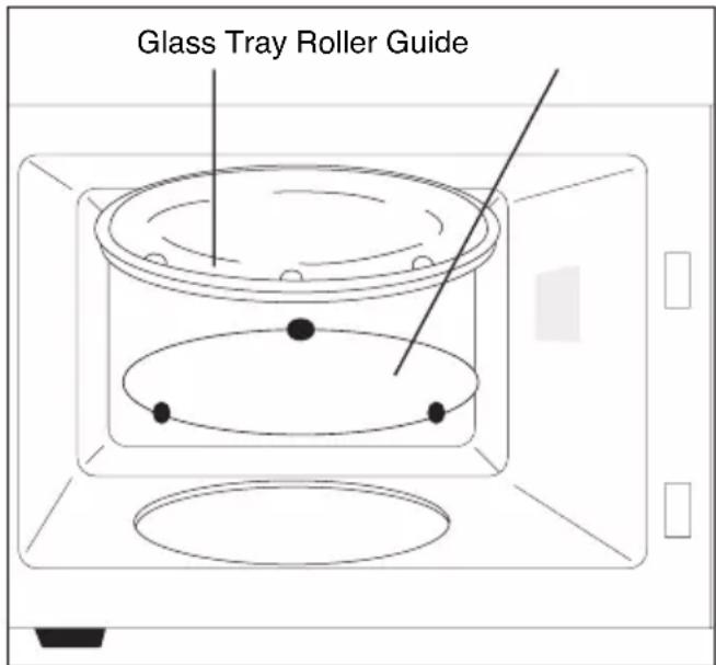 Glass Tray Roller Guide
