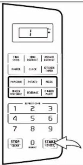 TIME CLOCK TIME DEBROST HEIGHT KITCHEN TOMER POWER CLOCK KITCHEN POTCHIN POTATO PIZZA POTCHIN MOZZARE DRAWER PLATE 1 2 3 4 5 6 7 8 9 STOP 0 START CLEAR HISTORY + FREE C