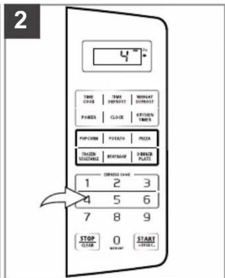 2 4° TIME CODE TIME EXPRESS WEIGHT DIFFRUST POWER CLOCK CIRCUIT TIMES POP CIRCUI POTATO PIZZA THICKEN VEGETABLE BENTAGE D'LOWER PLATE EXPRESS CODE 1 2 3 4 5 6 7 8 9 STOP CLEAR 0 START MOUNT