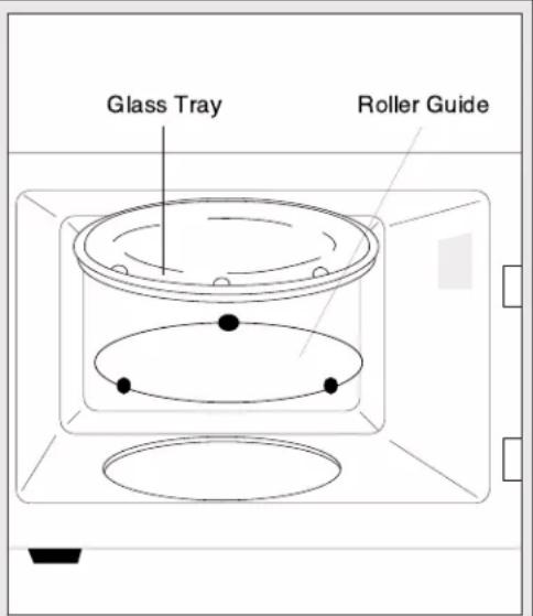 Glass Tray Roller Guide
