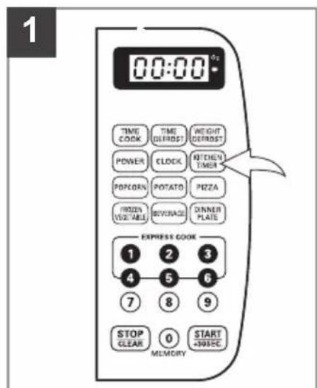 1 00:00' TIME COOK TIME DEROST WEIGHT DEROST POWER CLOCK KITCHEN TIMER POPORN POTATO PIZZA FROZEN VEGETABLE BEVERAGE DINNER PLATE EXPRESS CODE 1 2 3 4 5 6 7 8 9 STOP CLEAR 0 START +303EC MEMORY