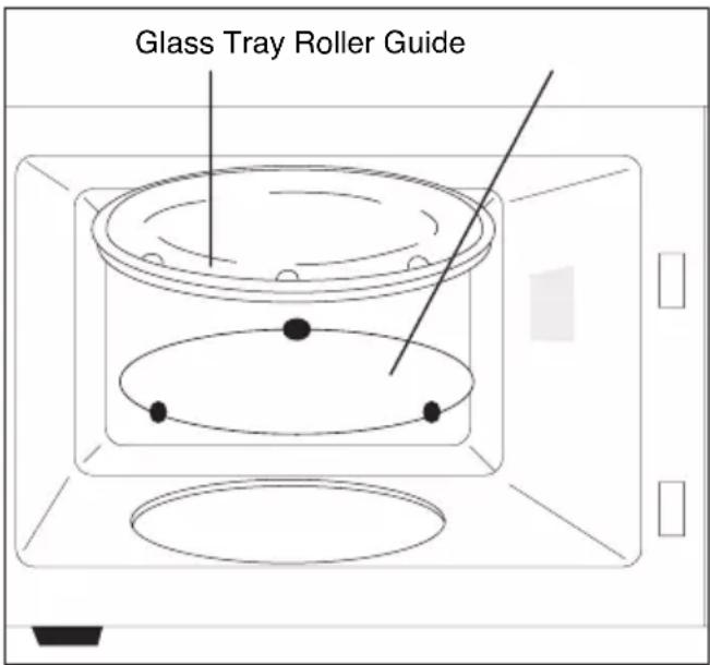 Glass Tray Roller Guide