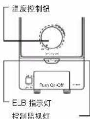 温度控制钮 ELB 指示灯 控制监视灯