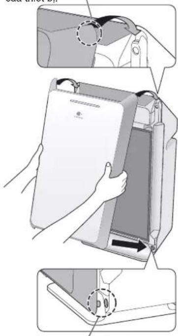 PANASONIC F-PXM55A - Install the filters (2 types) and front panel. Lắp các bộ lọc (hai loại) và tấm cần trước. - 5