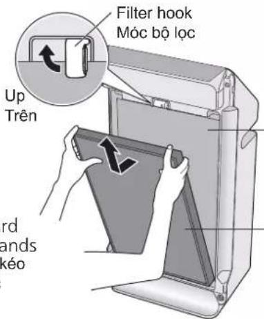 Filter hook Móc bộ lọc Up Trên rd ands kéo