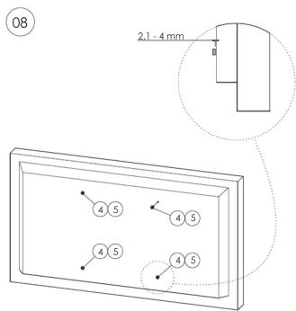08 2.1 - 4 mm 4 5 4 5 4 5 4 5
