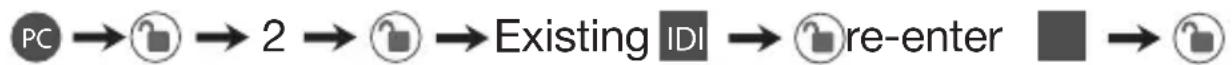 HONEYWELL 8712109 - DELETE ONE EXISTING OR PRESET USER CODE - 1