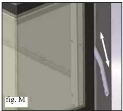 EDILKAMIN TITANO PLUS - Cleaning the glass (fig. M) - 4