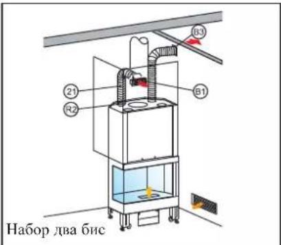EDILKAMIN TITANO PLUS - помещение, где установлен камин, плюс четыре смежных - 2