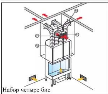 EDILKAMIN TITANO PLUS - помещение, где установлен камин, плюс четыре смежных - 4