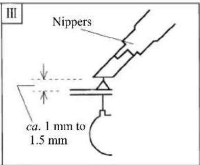 III Nippers ca. 1 mm to 1.5 mm