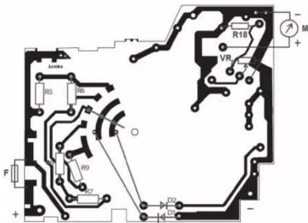 ZANRA R5 R6 R9 R7 F + - D2 D1 R18 VR M +
