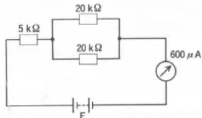 5 kΩ 20 kΩ 20 kΩ 600 μA E