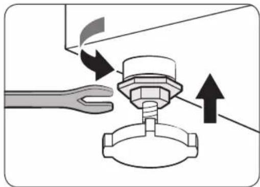SAMSUNG WW8STA046AH - STEP 3 Adjust the levelling feet - 2