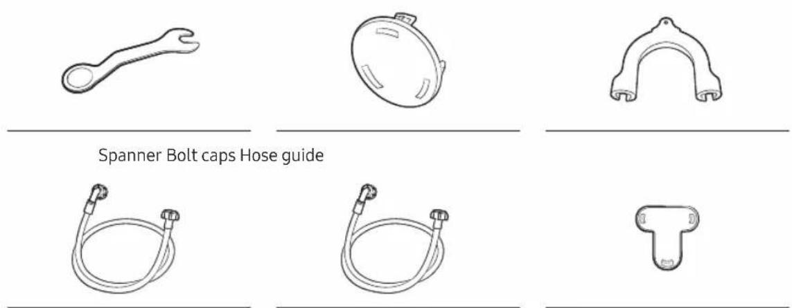 Spanner Bolt caps Hose guide