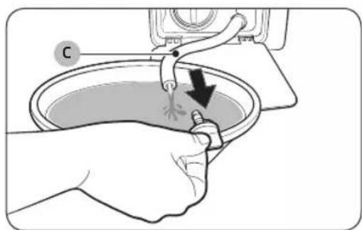 SAMSUNG WW7ST4542TE - Emergency drain - 3